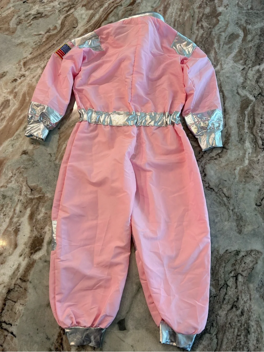 Nasa Space Astronaut Pink Jumpsuit Halloween Costume Easy On Size Patches 3T